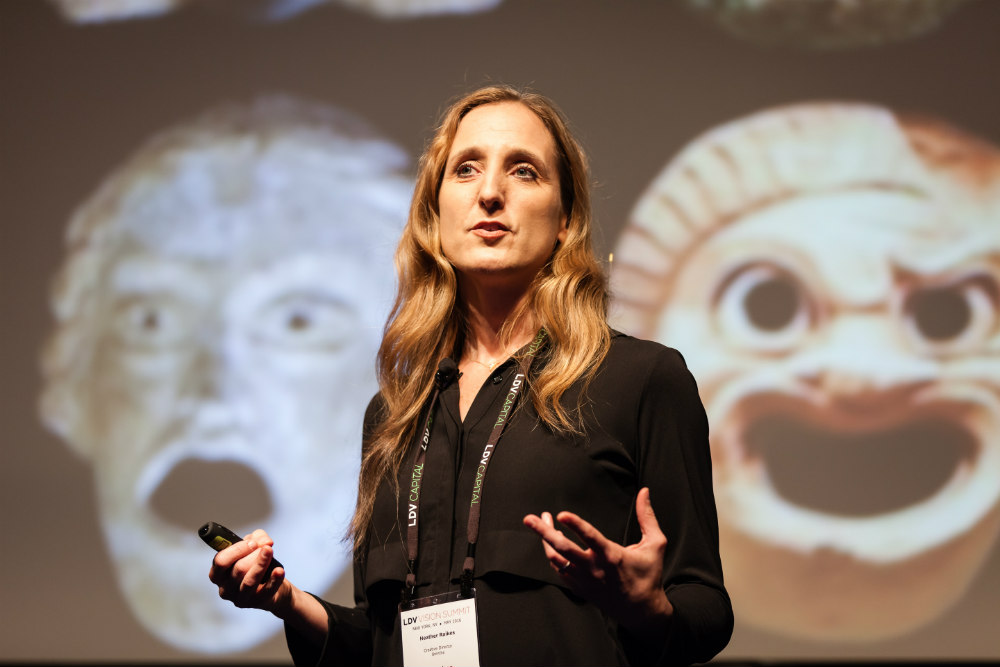 Day 1 Keynote: Design Patterns for Evolving Storytelling Through Virtual and Mixed Reality Technologies . Heather Raikes has a PhD in Digital Arts and Experimental Media and is currently Creative Director at Seattle-based virtual and mixed reality development studio 8ninths. She will discuss archetypes that underscore the fundamentals of storytelling and emerging design patterns that can be applied to virtual and mixed reality technologies. Heather Raikes, 8ninths, Creative Director, Augmented | Virtual Reality ©Robert Wright/LDV Vision Summit
