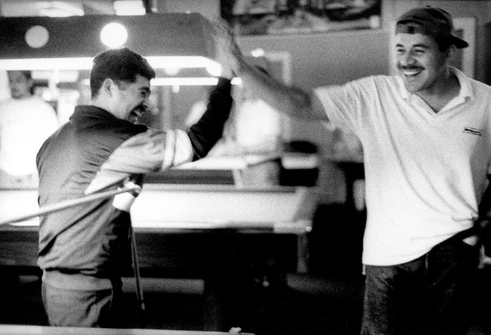 Love The Living Of Life: Billiards, San Francisco, CA 4/26/96 ©Evan Nisselson