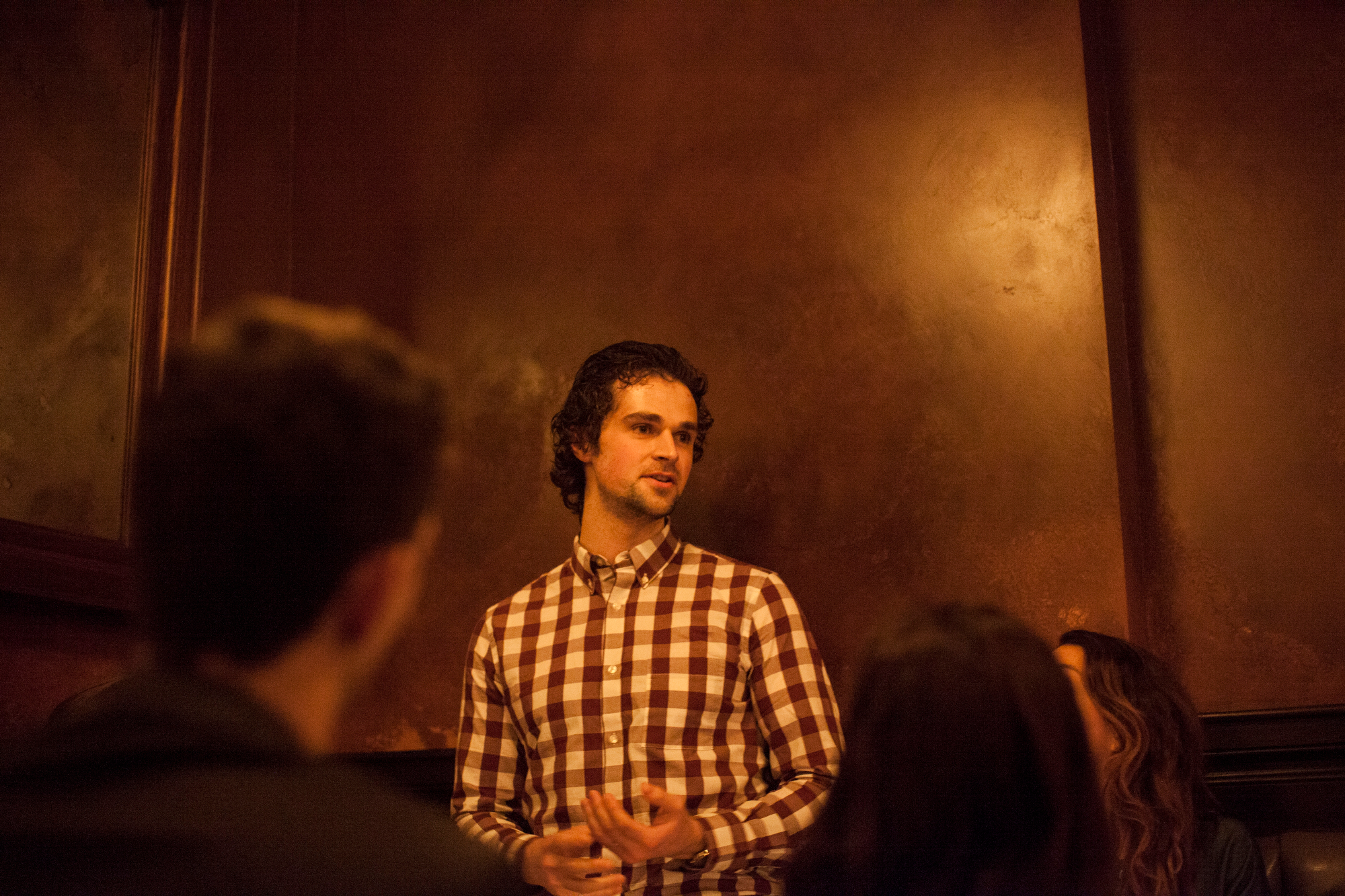 Matt Zeiler at one of our monthly LDV Community Dinners. ©Ron Haviv