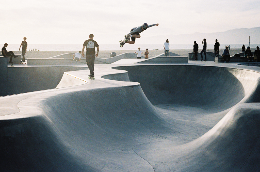 Skateboard Park, Venice, California. Leica M3, Kodak Portra 400 © Bijan