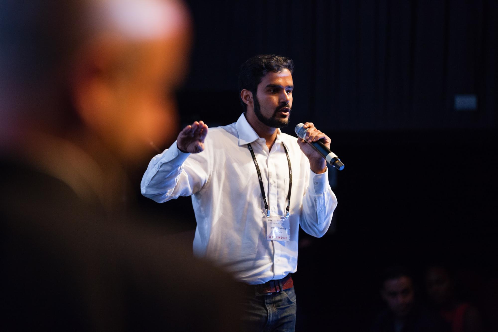 Vidyuth Srinivasan, Co-founder and CEO of Entrupy, Inc ©Robert Wright/LDV Vision Summit