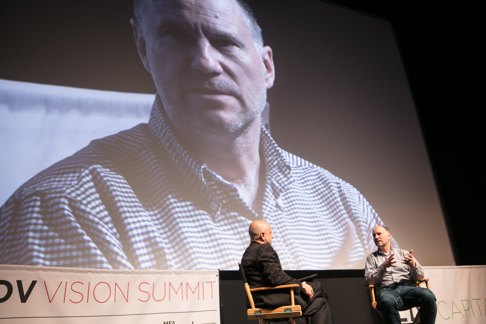 Day 2 Fireside Chat : Albert Wenger, Partner at Union Square Ventures And Evan Nisselson, General Partner at LDV Capital ©Robert Wright/LDV Vision Summit