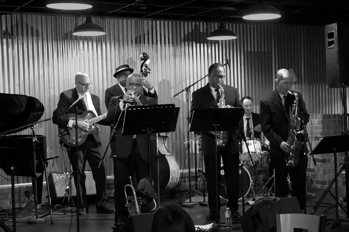 WAMC performing at Oaktown Jazz, December, 2017