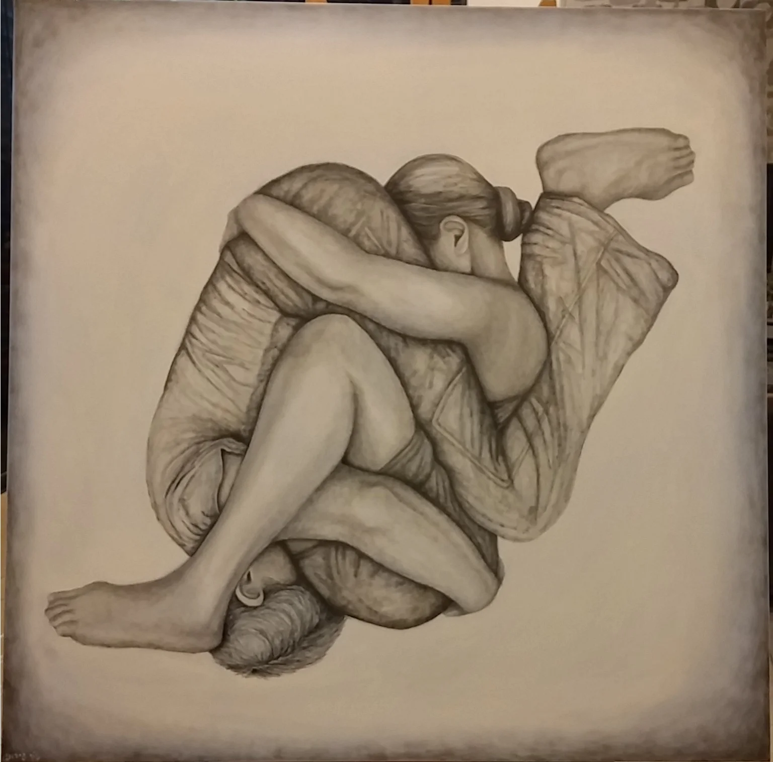 Wordless chorus (100x100 cm)