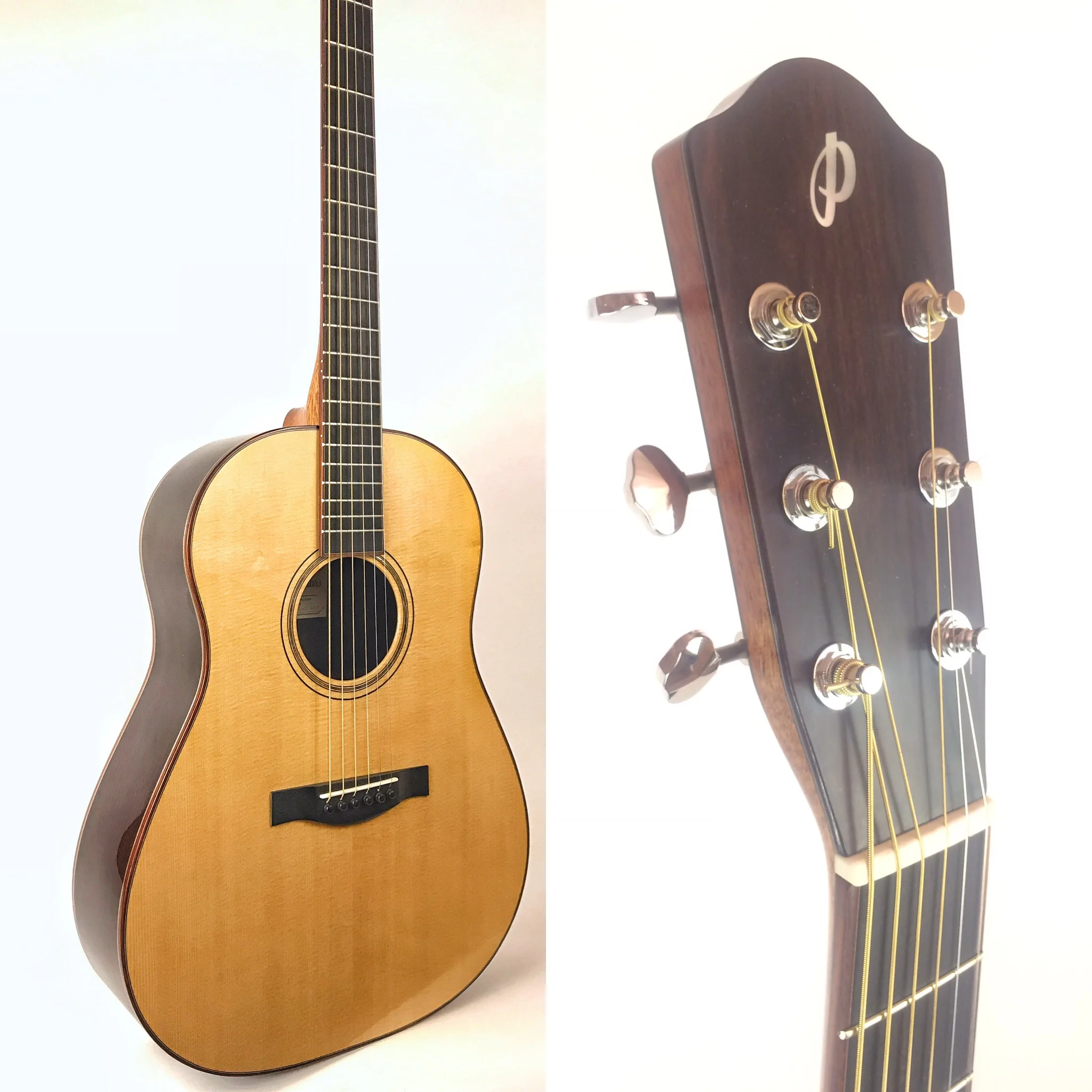  Pledger Slope Shoulder D with Salvaged Old Growth Sitka Spruce and African Wenge 