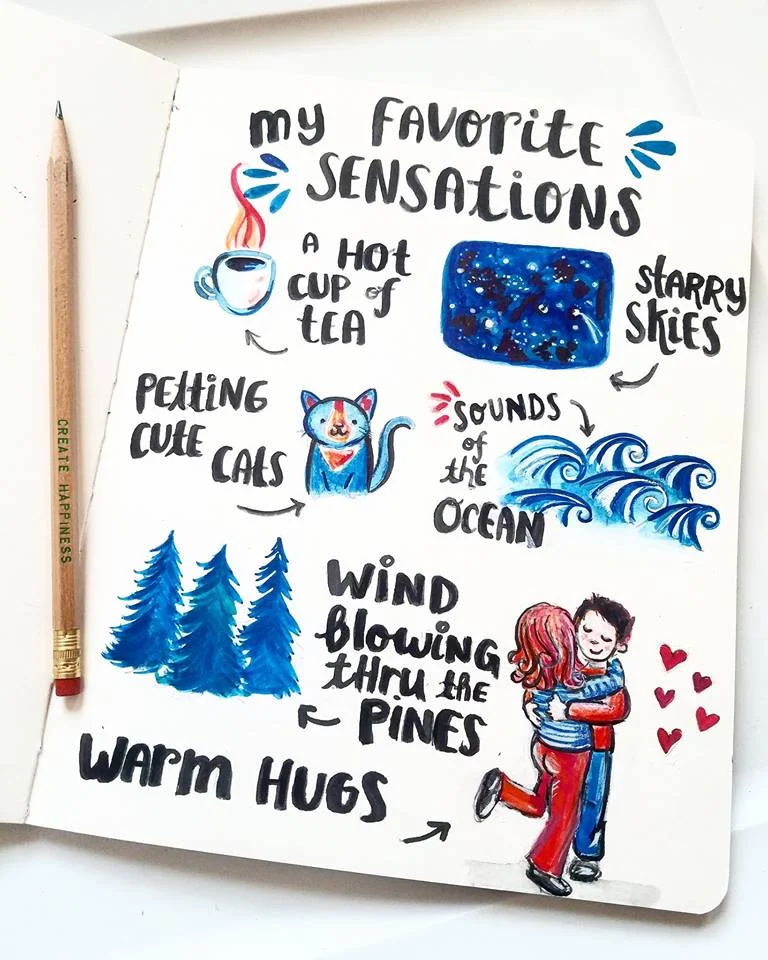 Journal Sketches in Watercolor