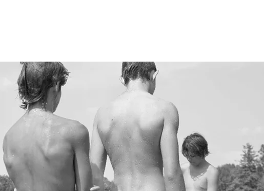 Untitled ( Boys Backs) 2010-11 20 x 40 Inches Archival Pigment Print 