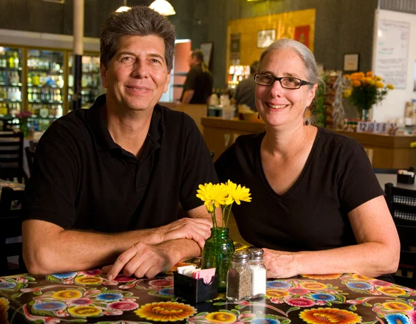  Redbud Cafe owners, Jon & Jan Brieger • photo: Bill Albrecht