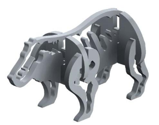 water jet hippo CAD