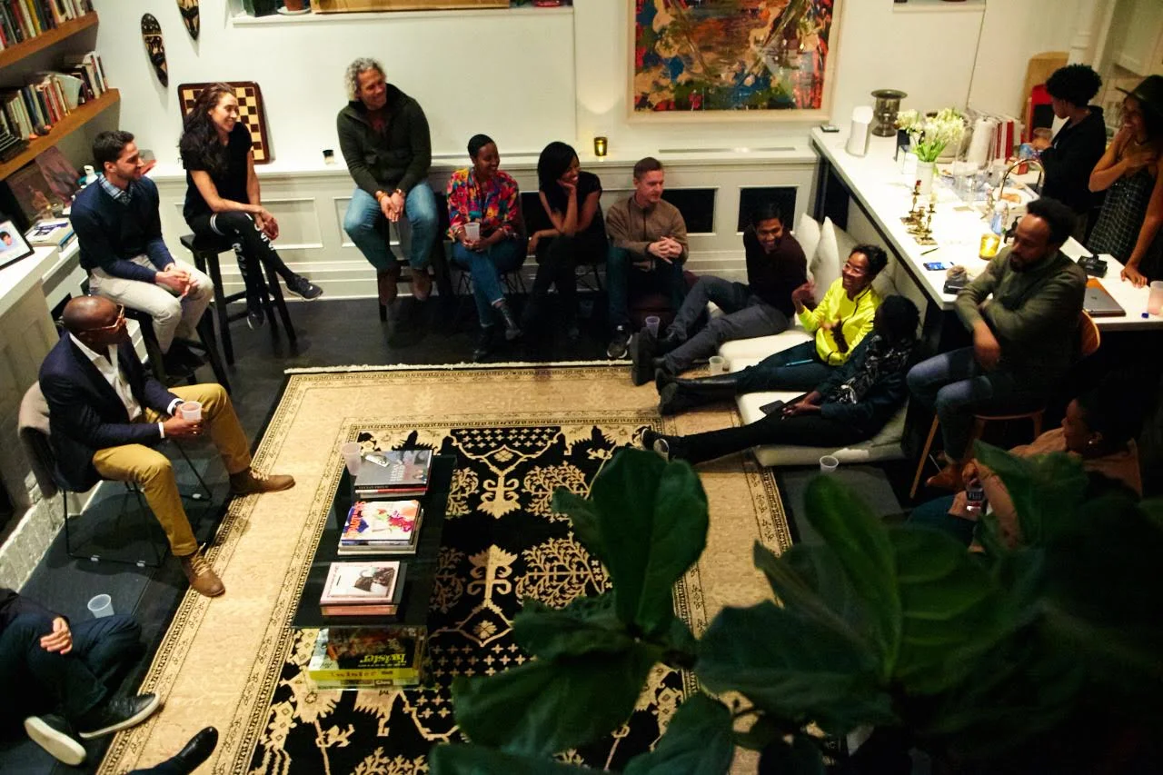 (February 2017) @hawa_22 lead the #modelmafia in organizing a small group of green card holders and undocumented friends, a gathering of the minds and hearts in an effort to gain knowledge and connect in solidarity during this time. With lawyers, immigrant officials and government employees in attendance, they worked to create a structure to move forward.