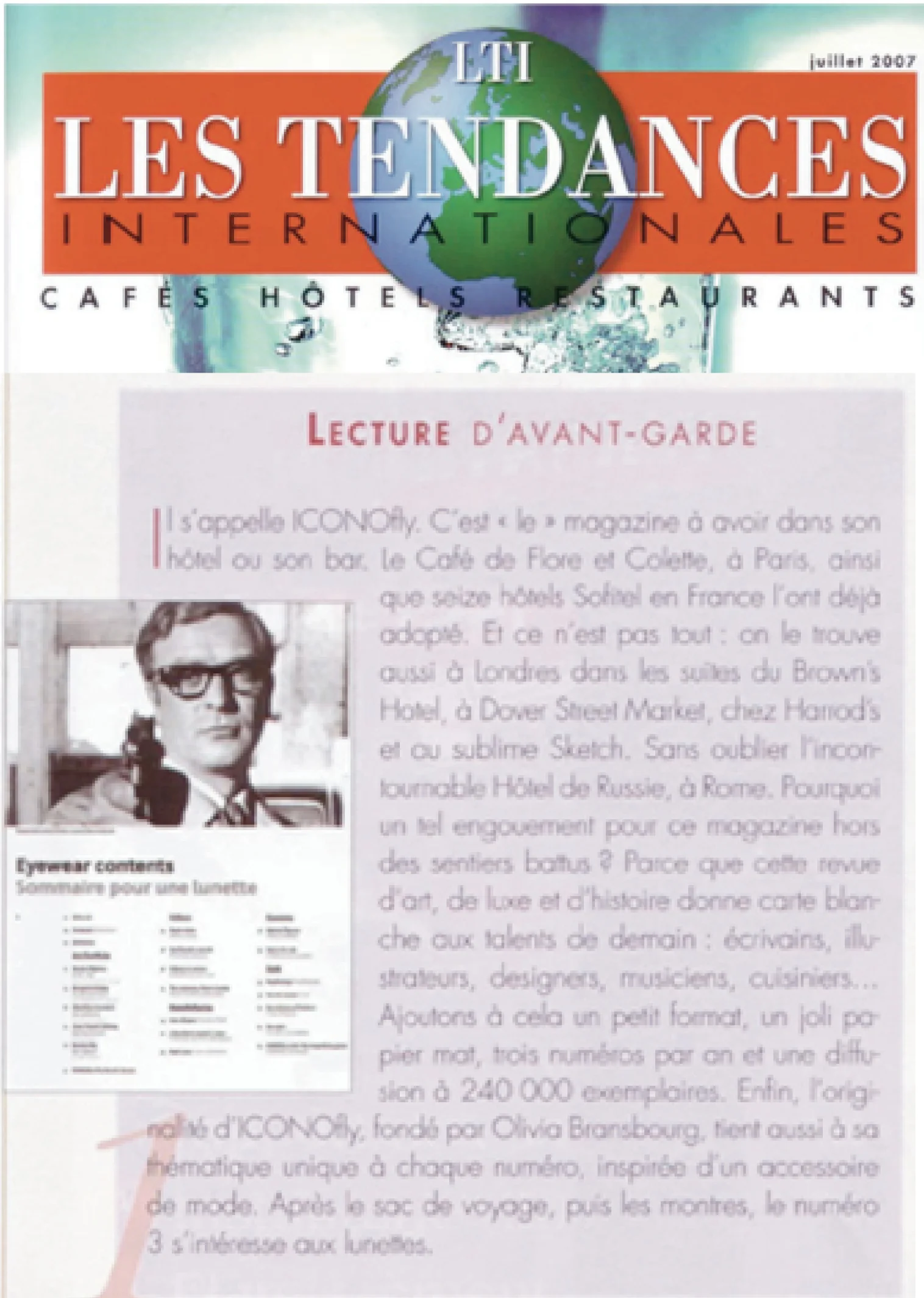 LES TENDANCES INTERNATIONALES