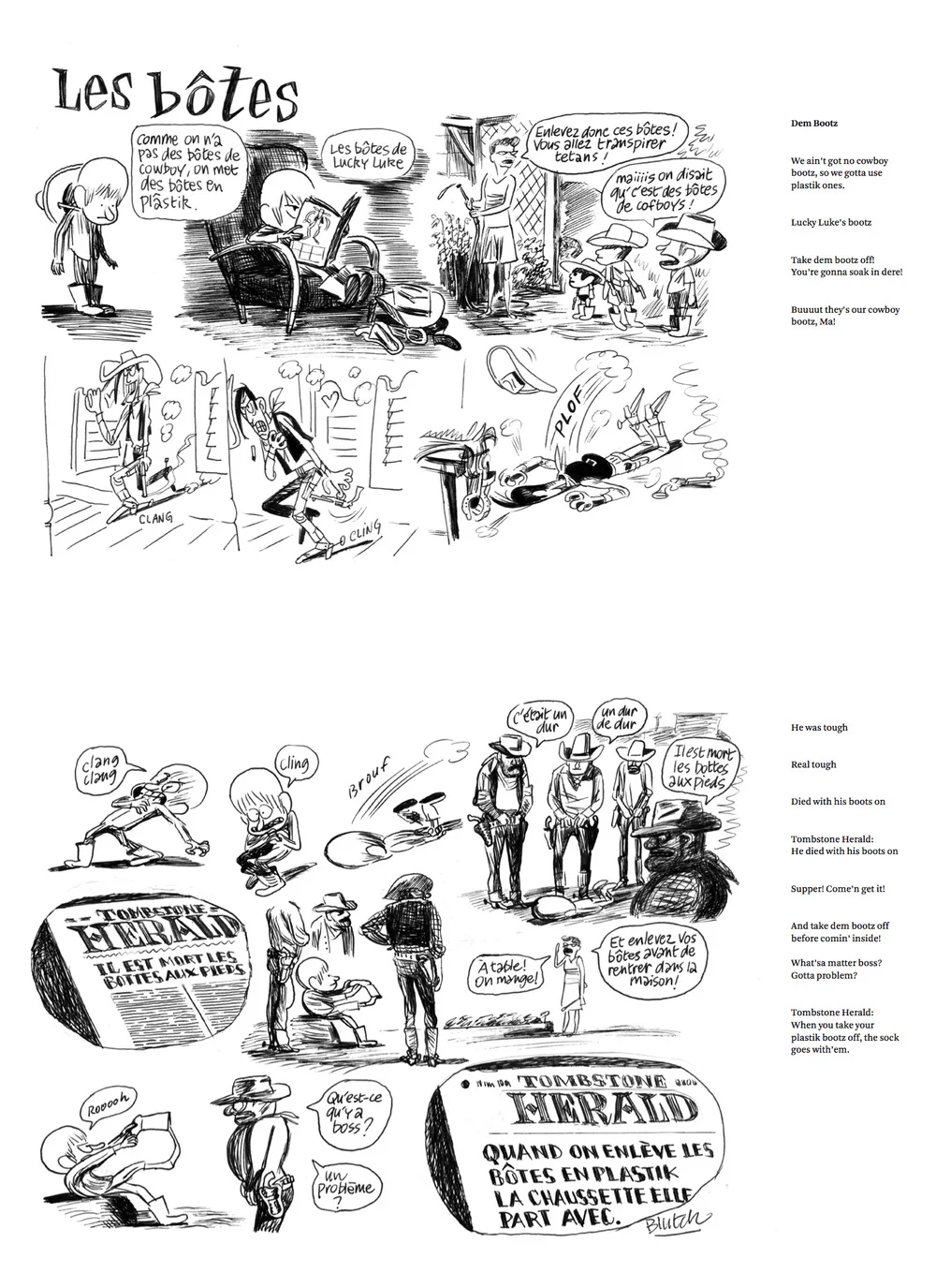  Blutch, Dem Bootz © ICONOfly and the artist 2008 