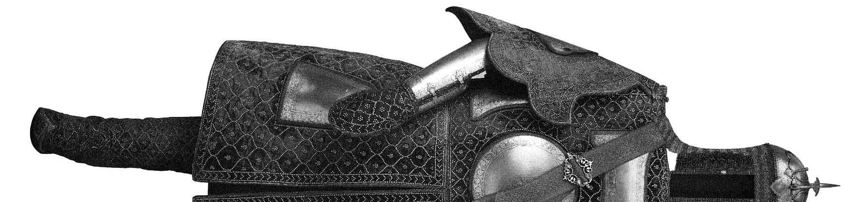 Armure orientale complète avec bottes hautes. De Lahore,&nbsp;Inde, 1770Courtesy of Trustees of the Wallace Collection, London