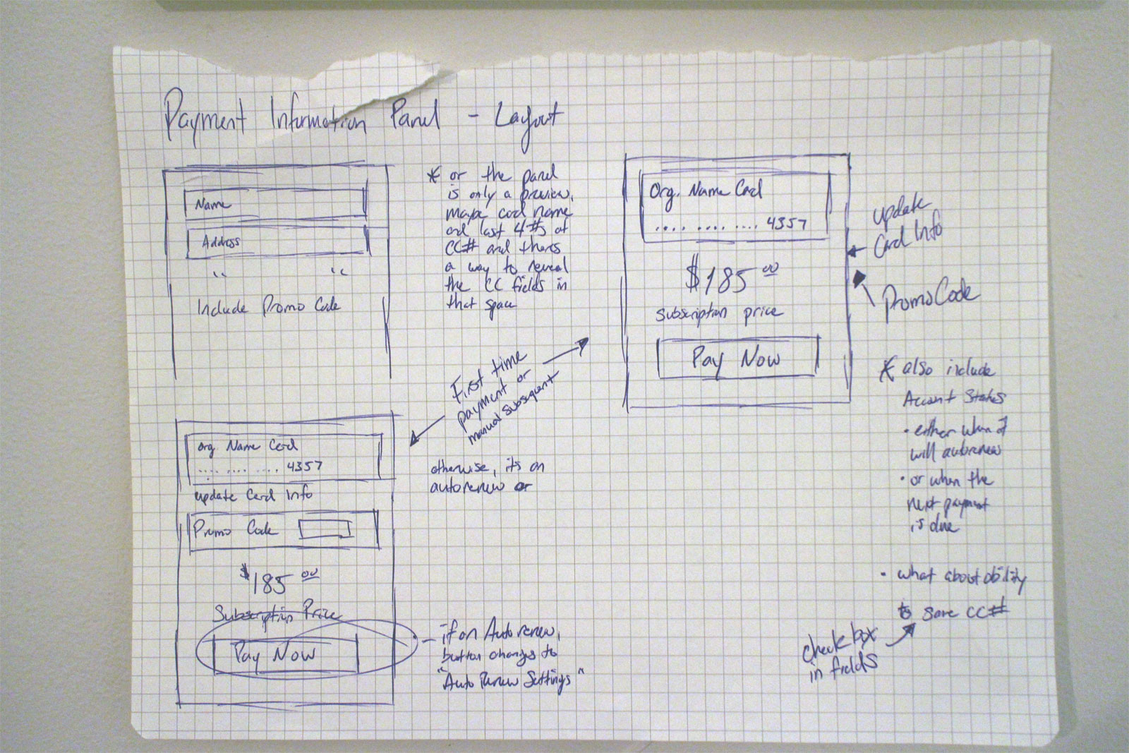 Payment Information - Detail A