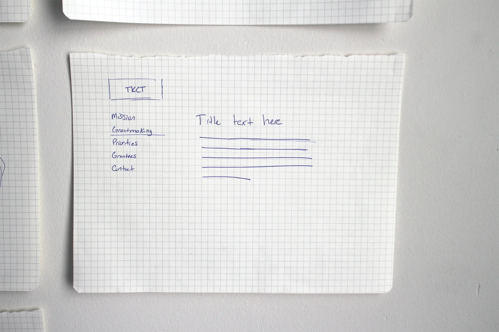 Text based page