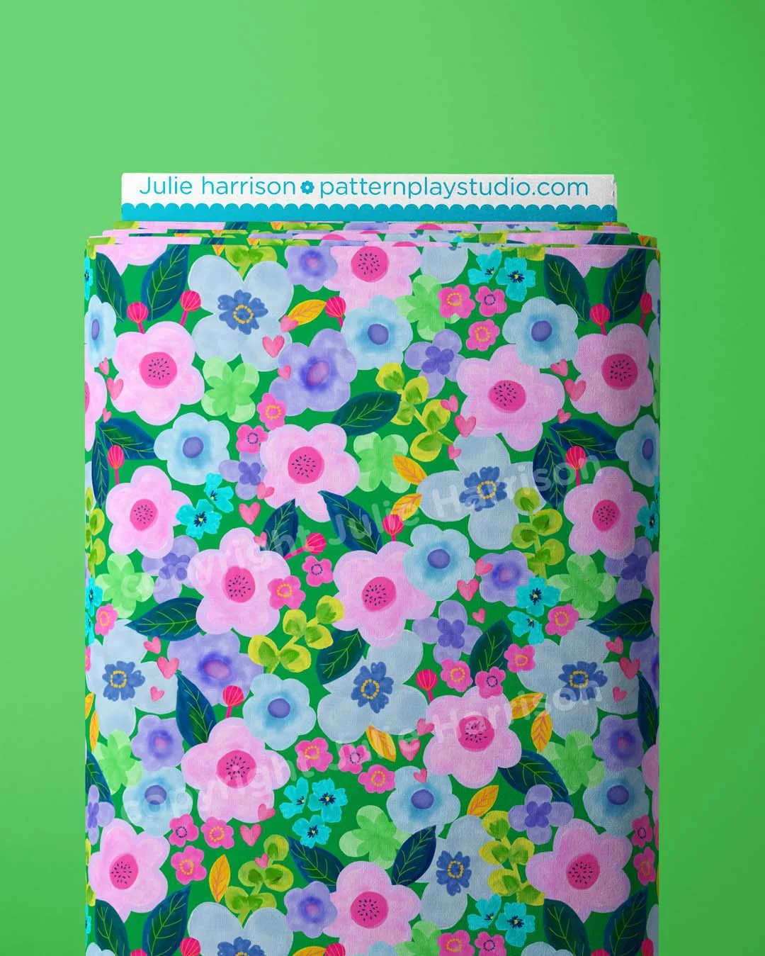FloralCluster-Green_FabricBolt.jpg