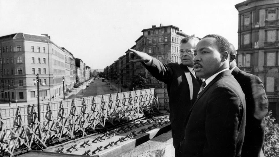 Dr. Martin Luther King Jr. in Berlin in 1964 Source: Getty