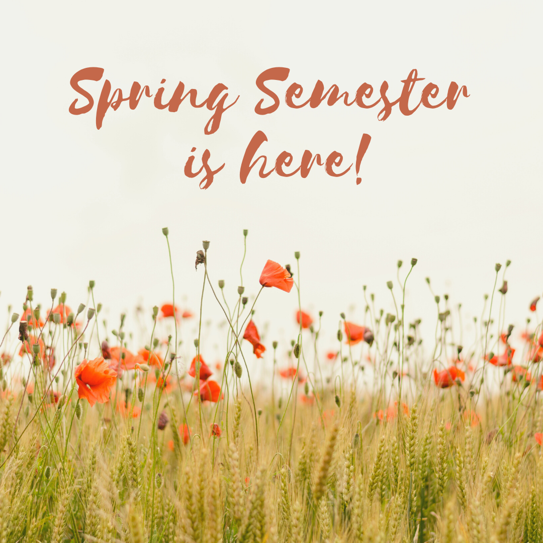 Spring Semester Starts Now! + Steppin' Out February News
