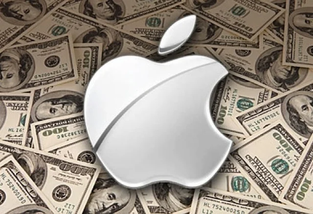 Apple Logo on Cash