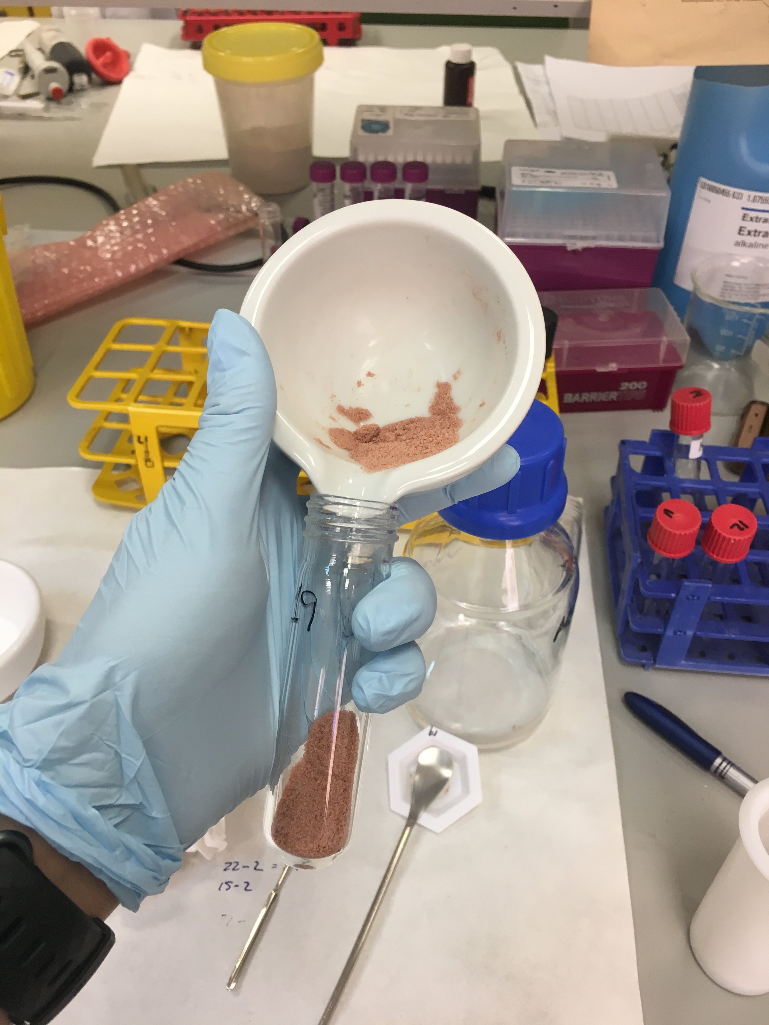 Homogenising blood sample