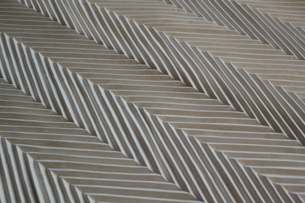 10cm CHEVRON PLEAT
