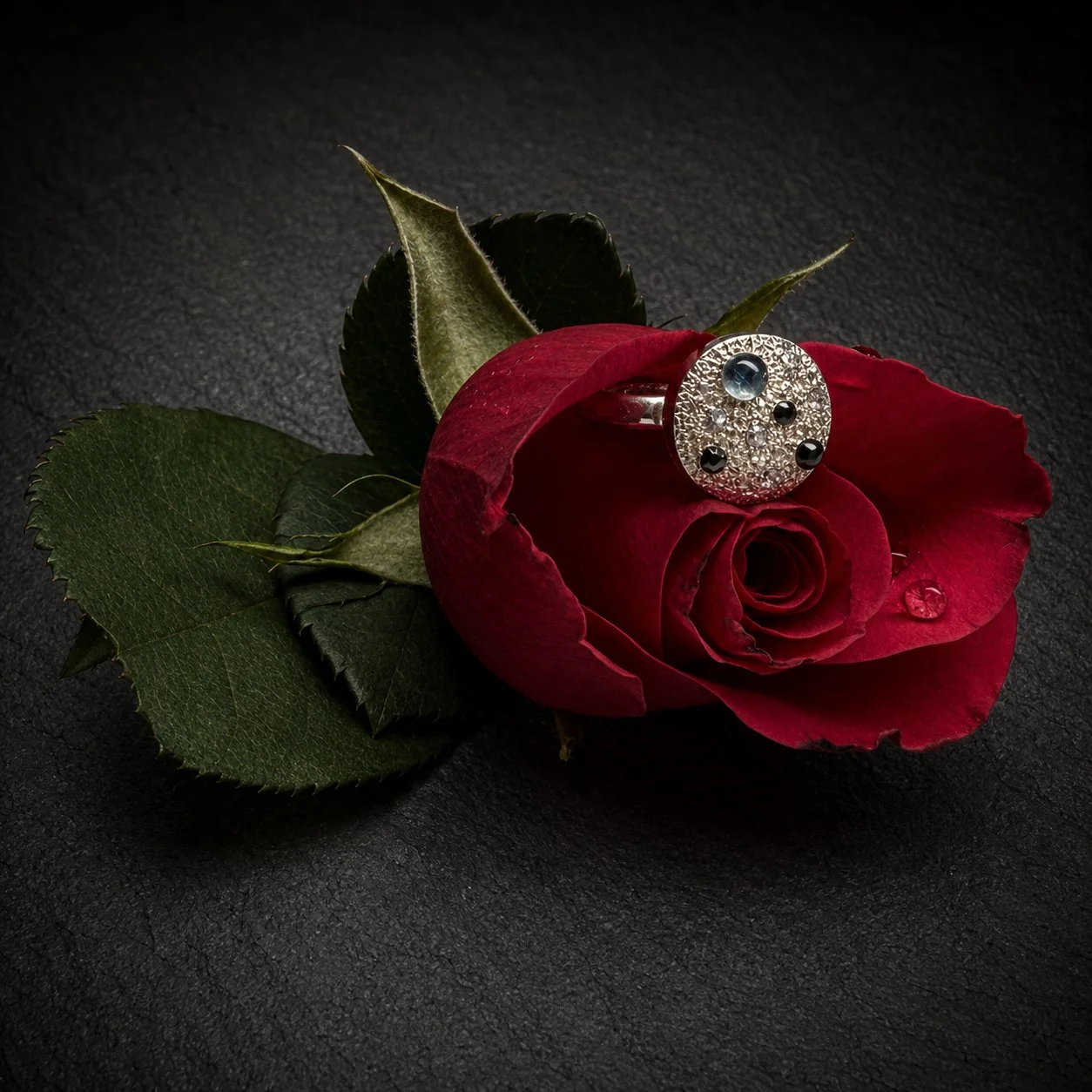 Enchanted lichen ring - custom order