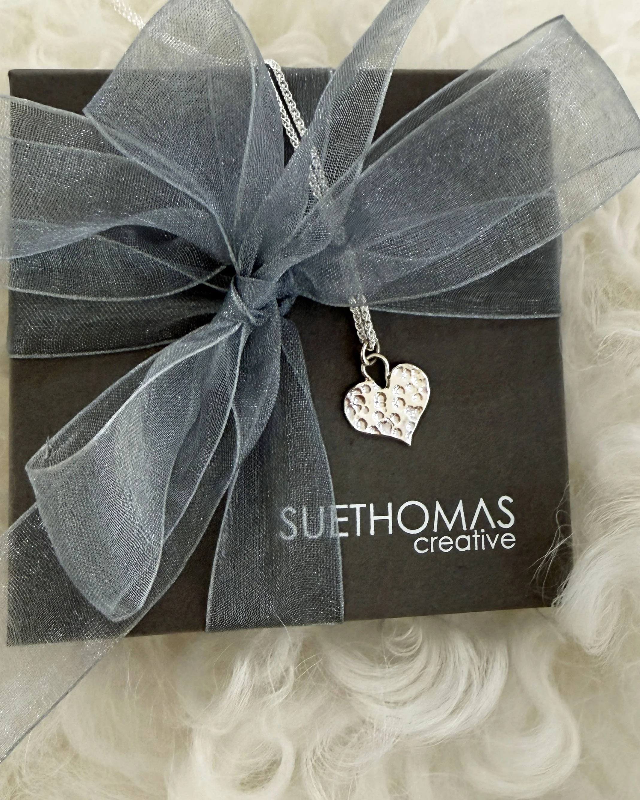 Hammered Heart Pendant