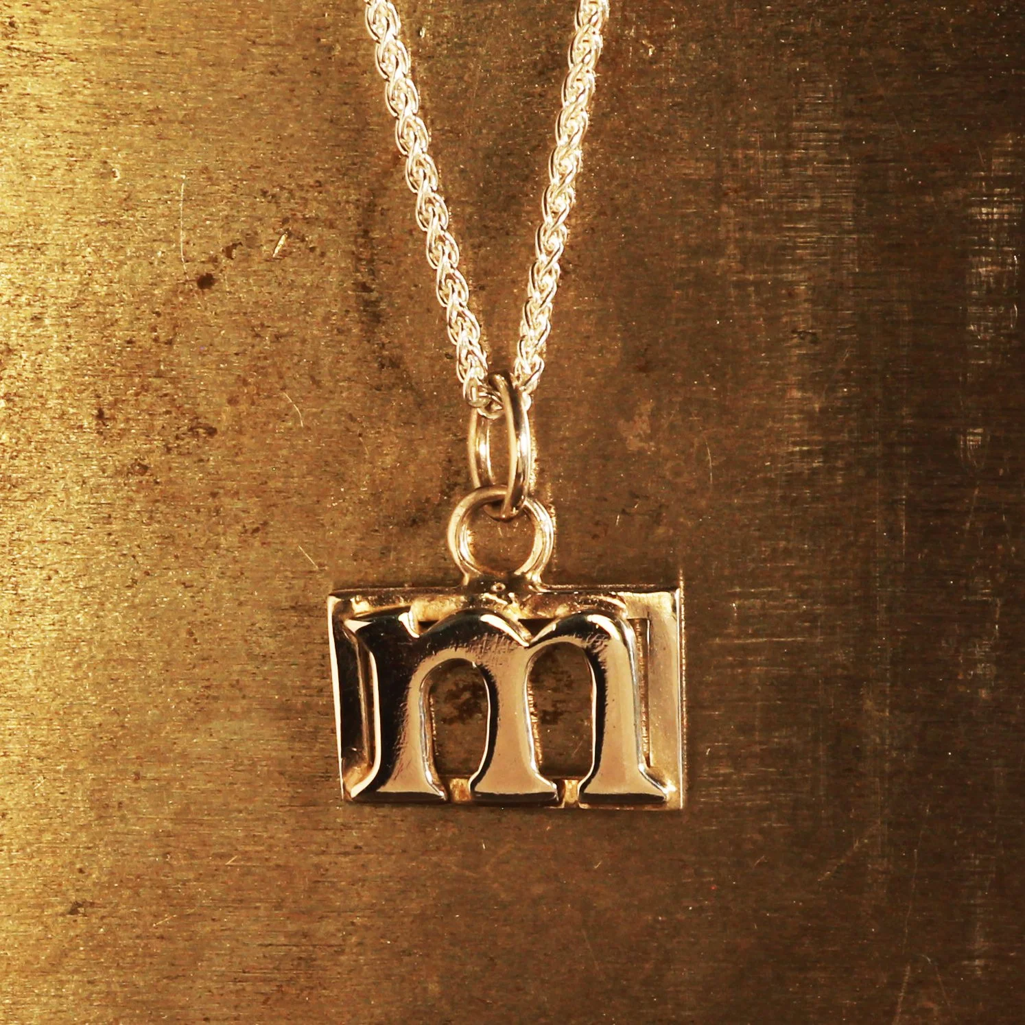 Monogram pendant