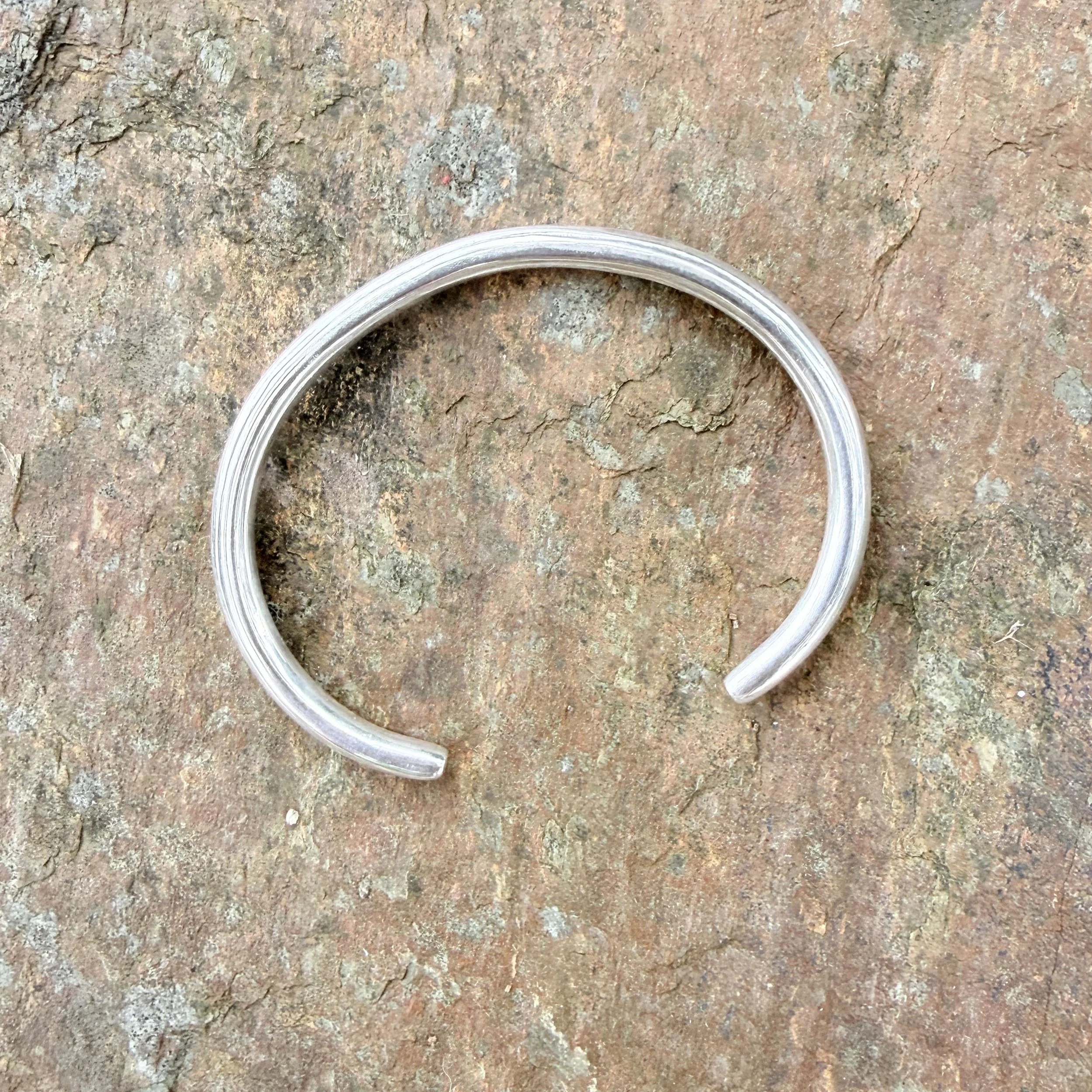 Ingot of silver cuff
