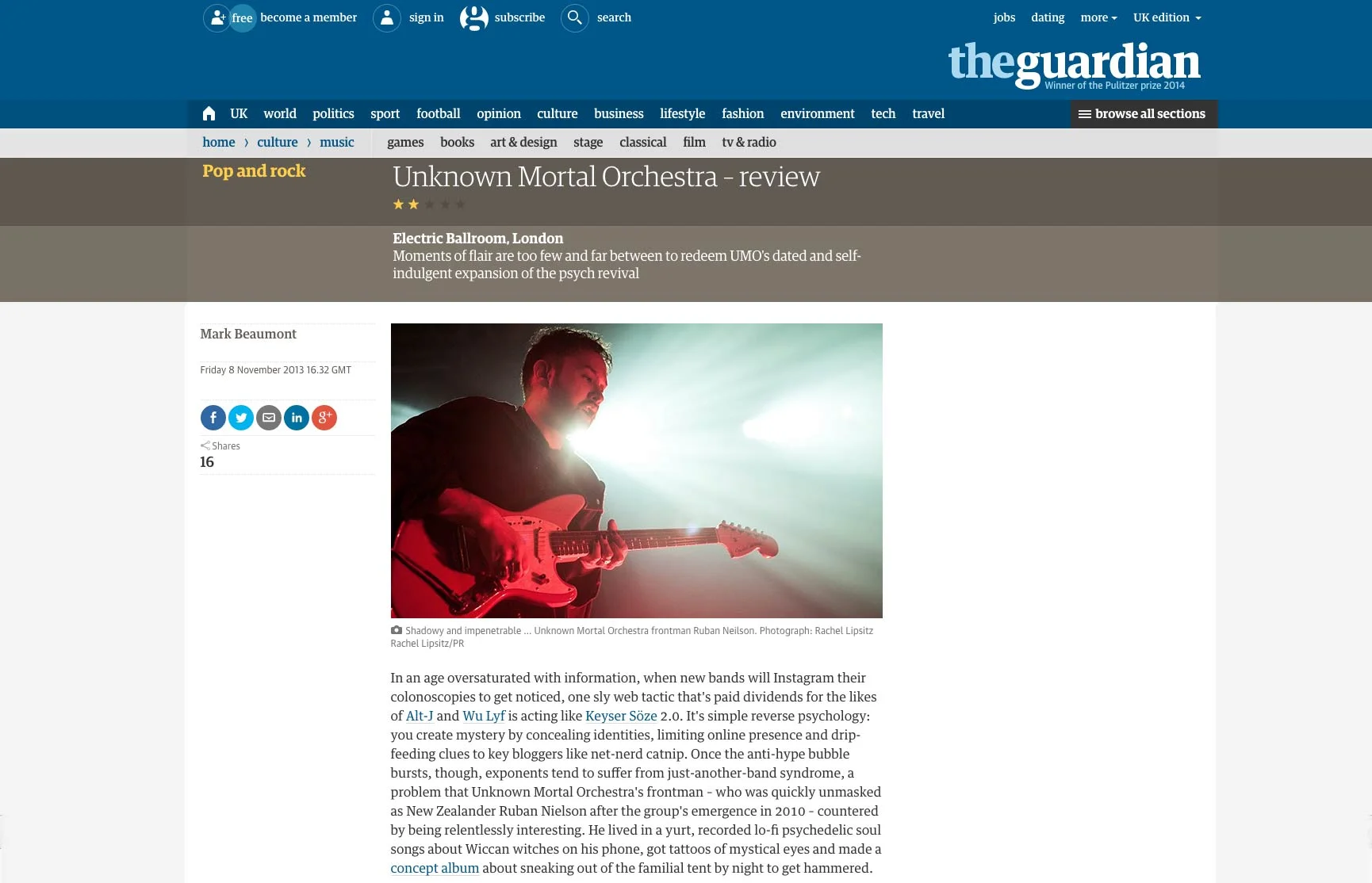 Unknown Mortal Orchestra - The Guardian