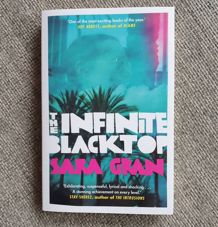 Cover photo for the novel The Infinite Blacktop