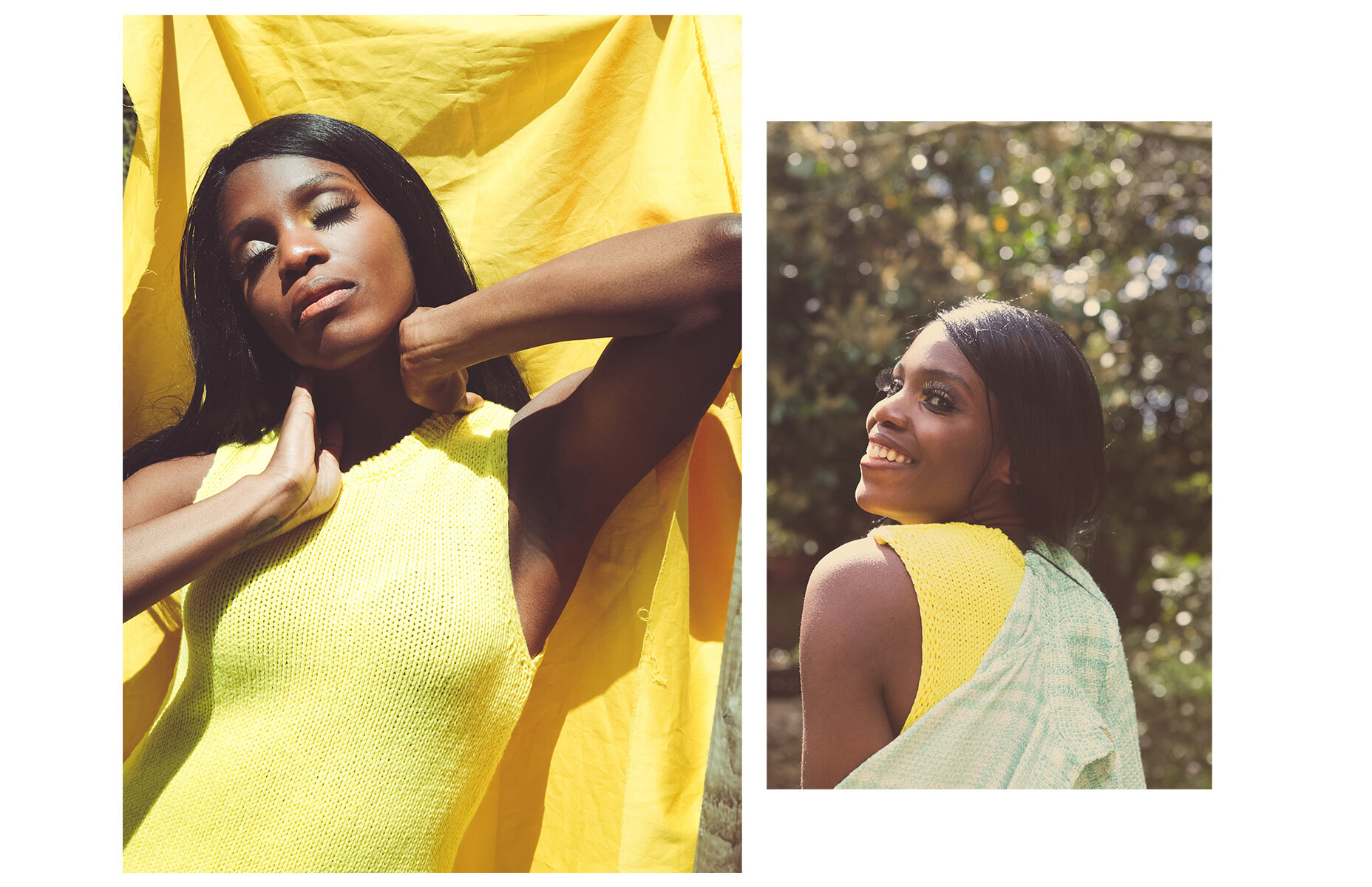 Melissa in yellow
