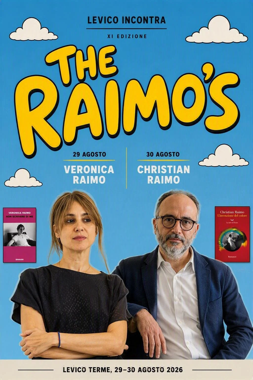 I fratelli Raimo arrivano a Levico Terme: Veronica il 29 agosto, Christian il 30 agosto. (E siam contenti)