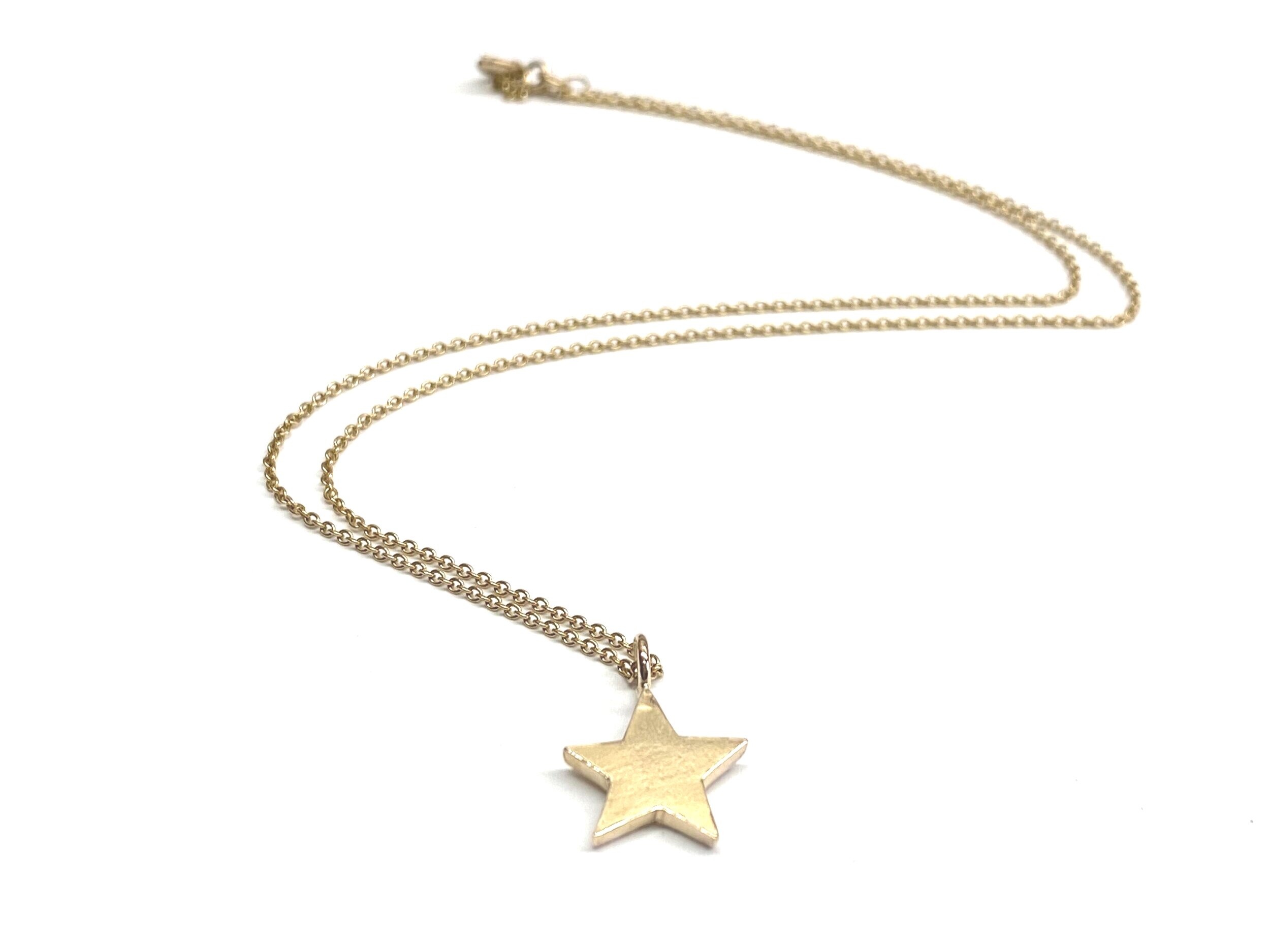 Gold Star Necklace, 9ct Yellow Gold, Star Jewellery, Polished Finish,  Celestial Jewellery, Birthday Gifts, Gifts for Her, Handmade Jewellery -  Etsy