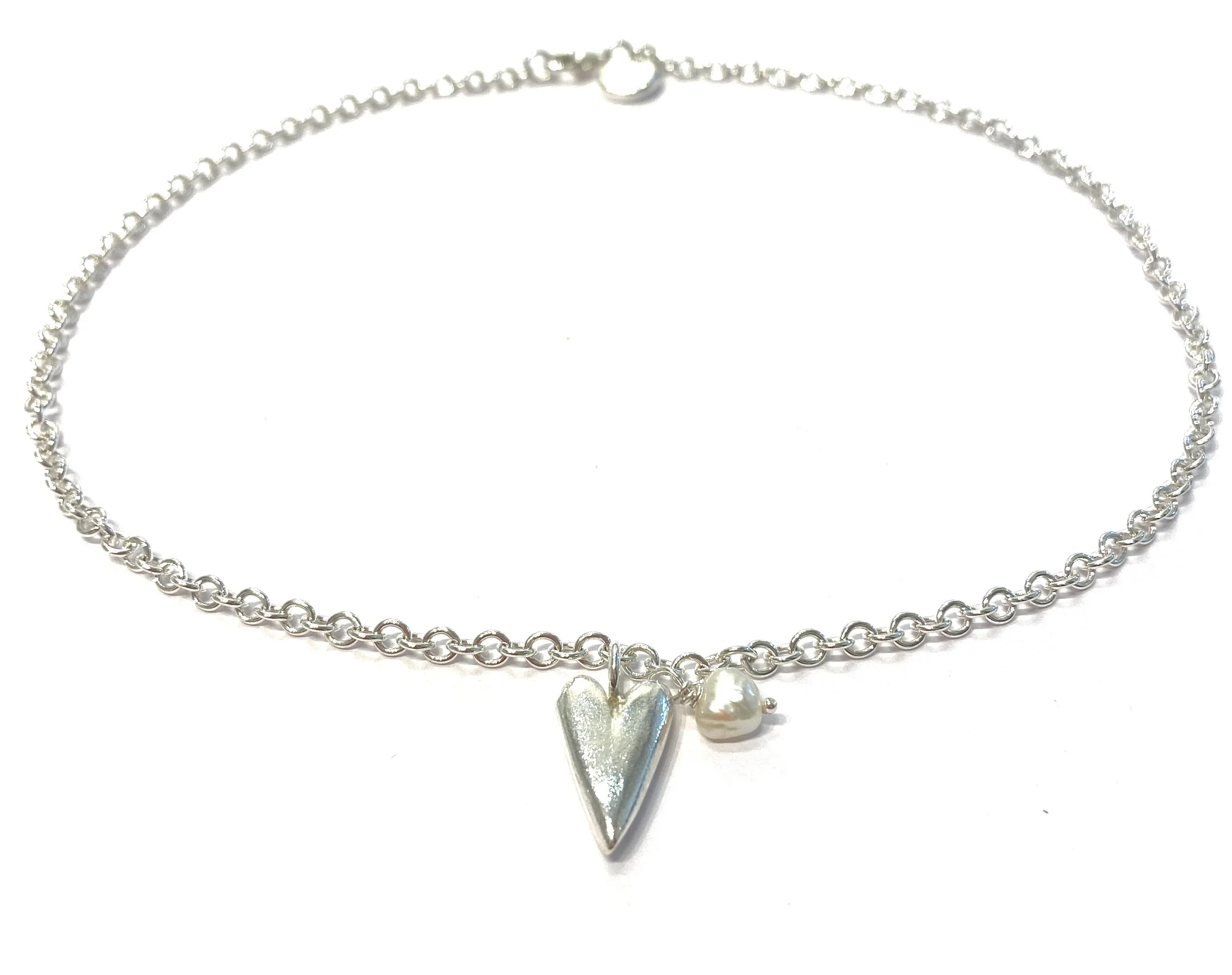 Long Heart Medium Trace Necklace