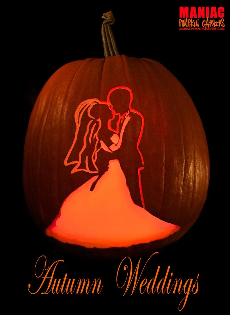 Bride and Groom Silhouettes.