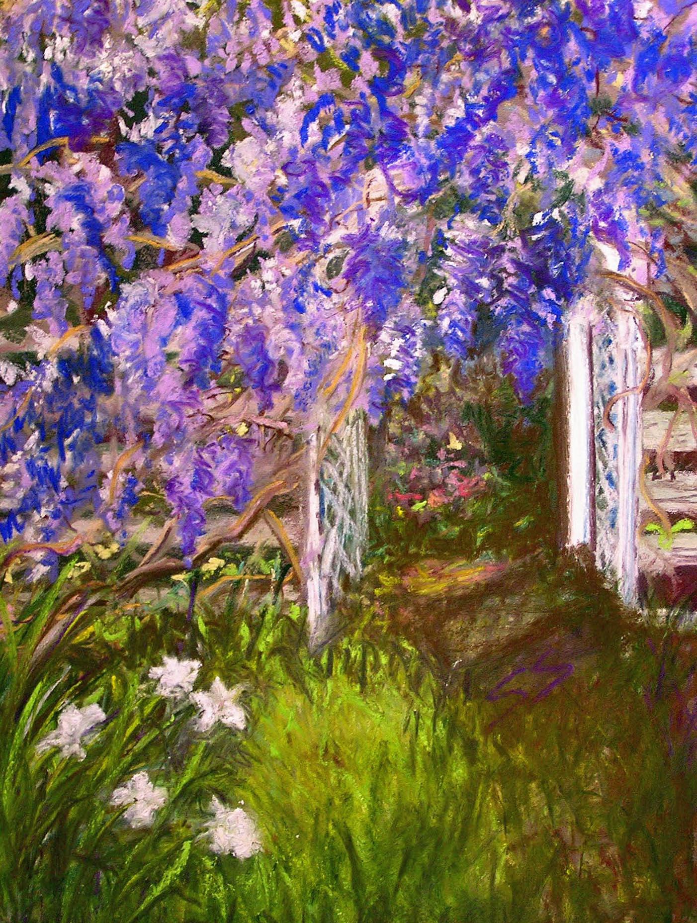 Wellfleet Wisteria (Pastel)