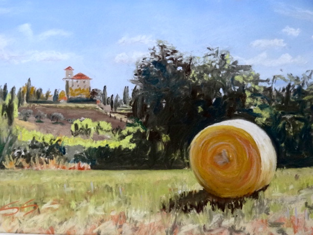 Tuscan Haystack (Pastel)