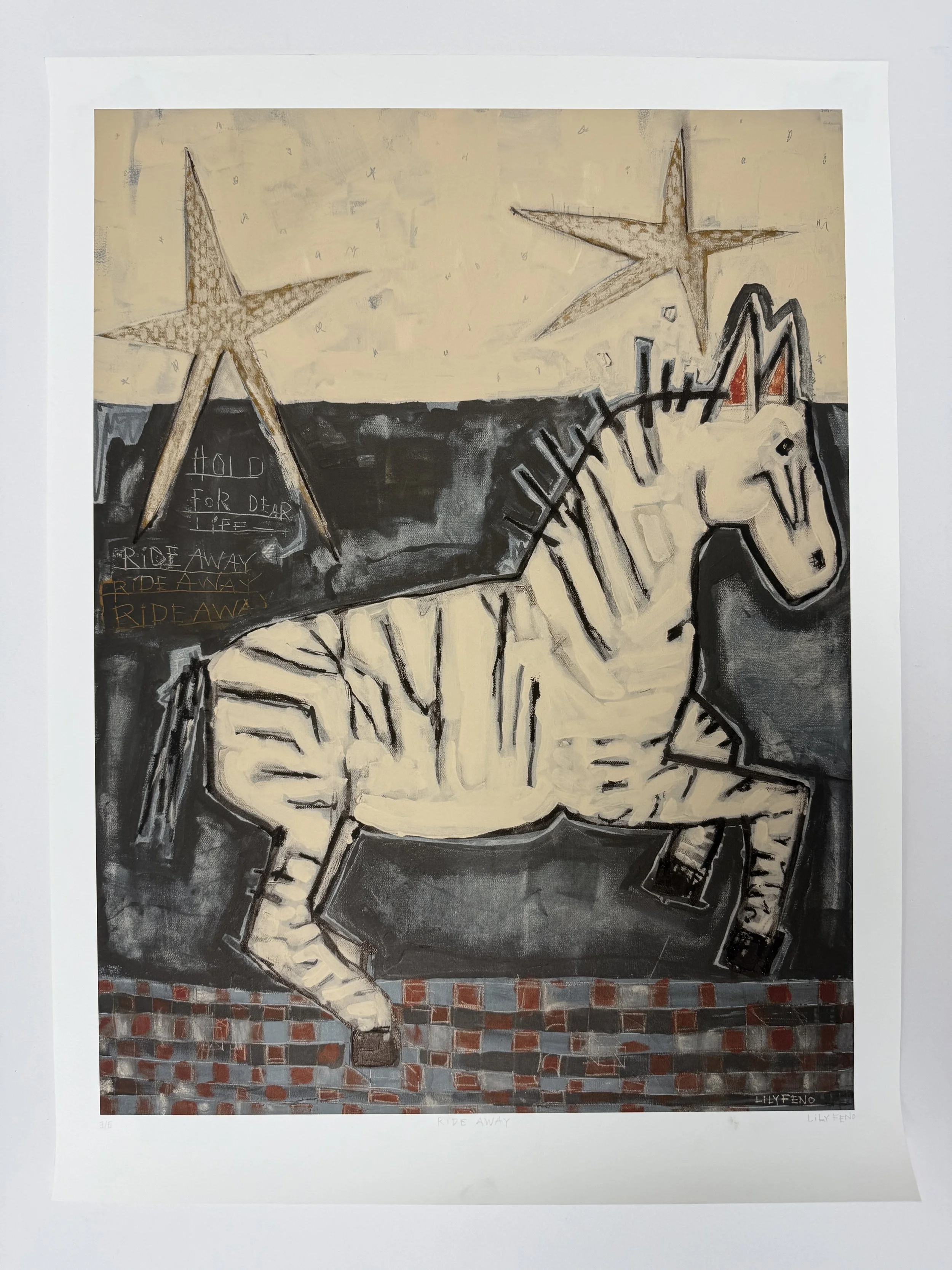 Ride Away Print (18x24”/Studio Wear)