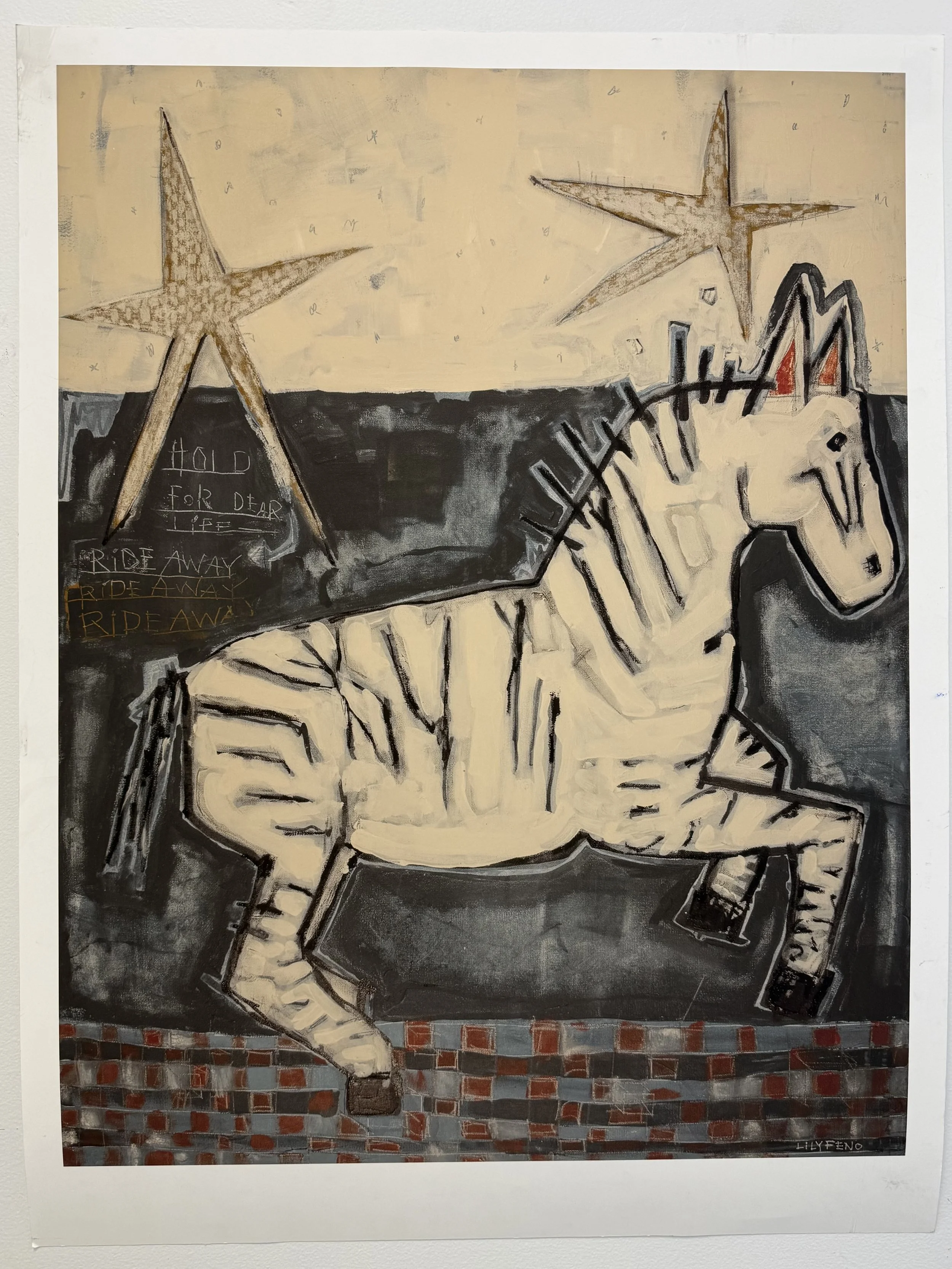 Ride Away Print (24x32”/Studio Wear)