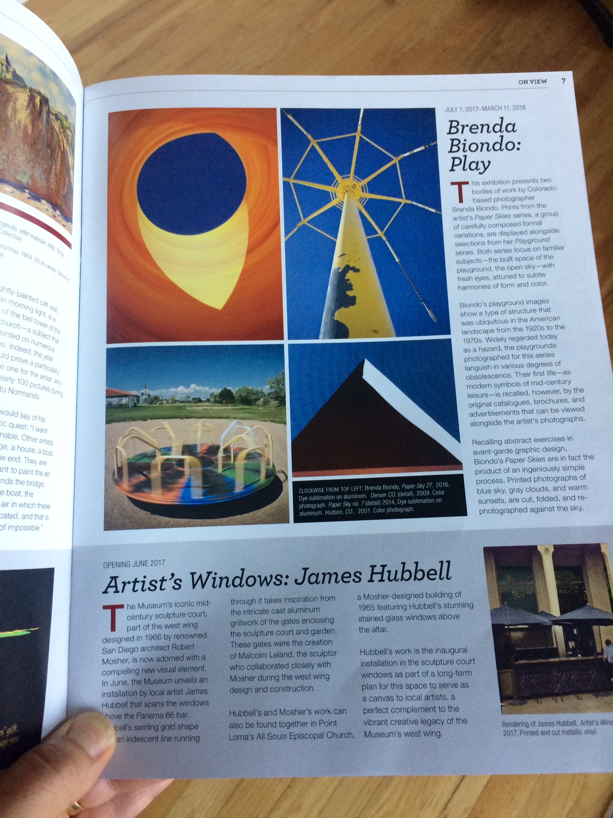 Article in the museum's membership magazine.