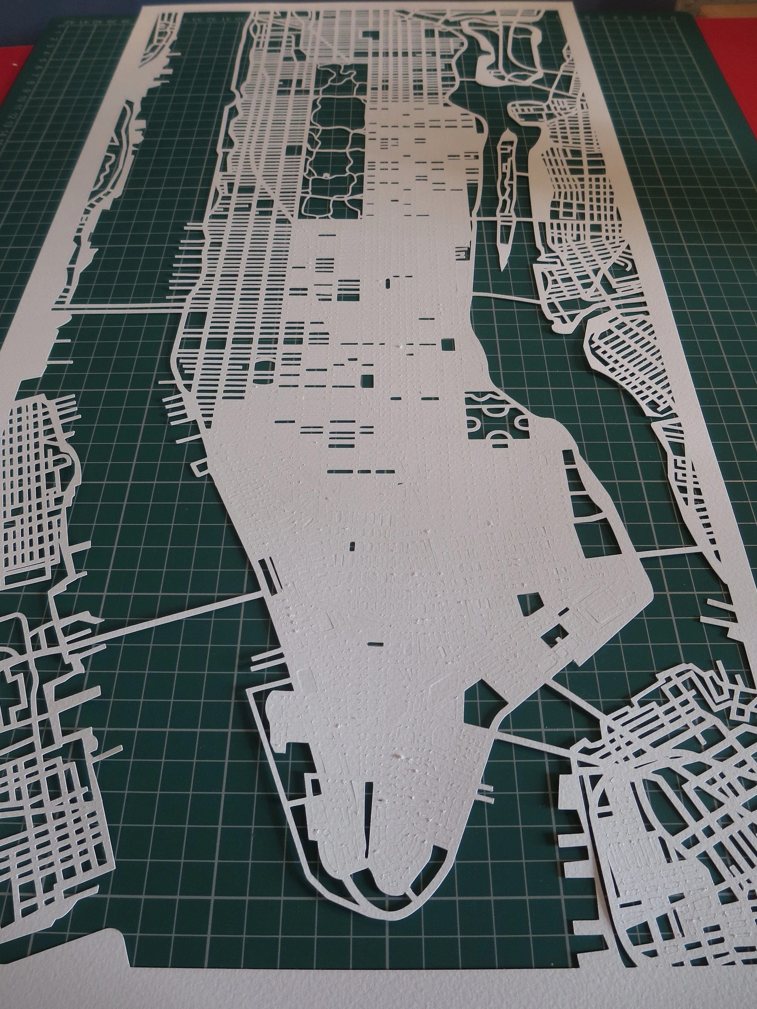 Almost done. 12 inches x 24 inches.