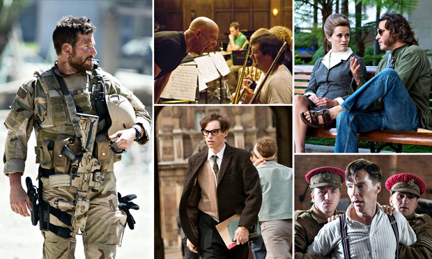 Jason Hall, "American Sniper"Graham Moore, "The Imitation Game" Paul Thomas Anderson, "Inherent Vice" Anthony McCarten, "The Theory of Everything" Damien Chazelle, "Whiplash"