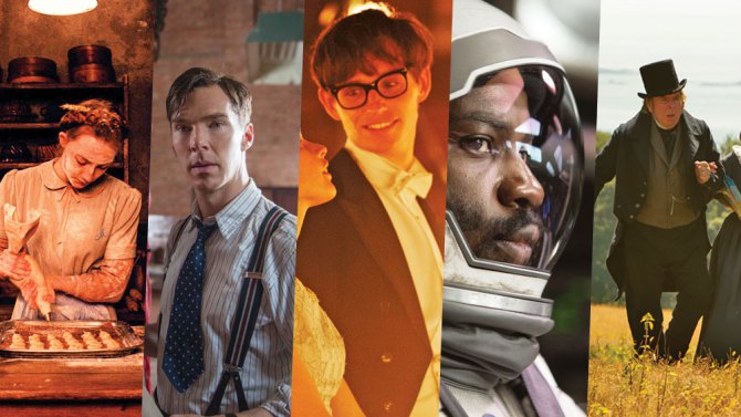 "The Grand Budapest Hotel," Alexandre Desplat"The Imitation Game," Alexandre Desplat"Interstellar," Hans Zimmer"Mr. Turner," Gary Yershon"The Theory of Everything," Jóhann Jóhannsson