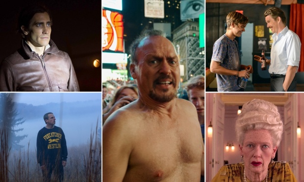 Alejandro G. Iñárritu, Nicolás Giacobone, Alexander Dinelaris Jr. and Armando Bo,Richard Linklater, "Boyhood" E. Max Frye and Dan Futterman, "Foxcatcher" Wes Anderson (screenplay), Wes Anderson and Hugo Guinness (story), "The Grand Budapest Hotel" Dan Gilroy, "Nightcrawler"