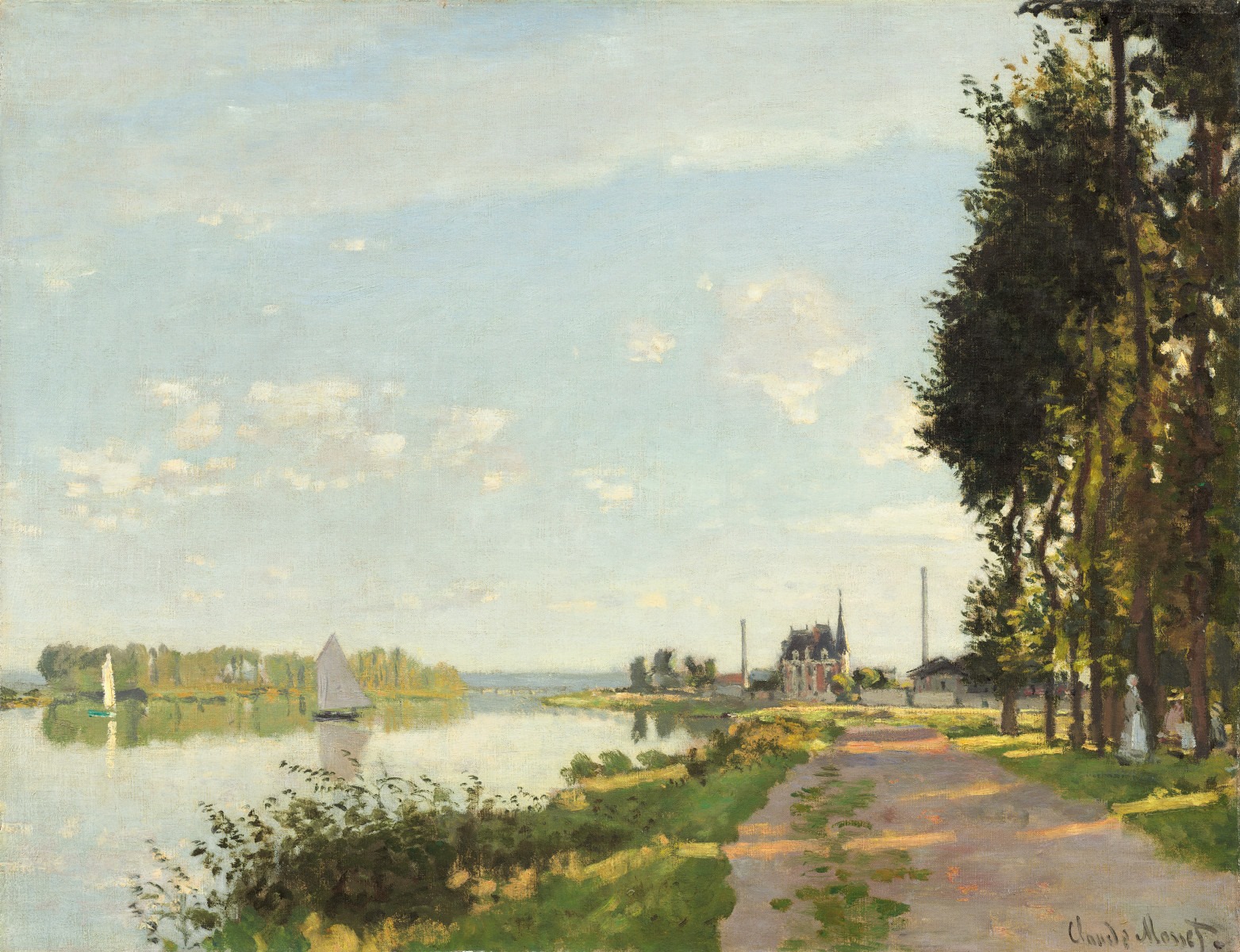 Claude Monet, "Argenteuil," c. 1872, oil on canvas, National Gallery of Art, Washington, Ailsa Mellon Bruce Collection