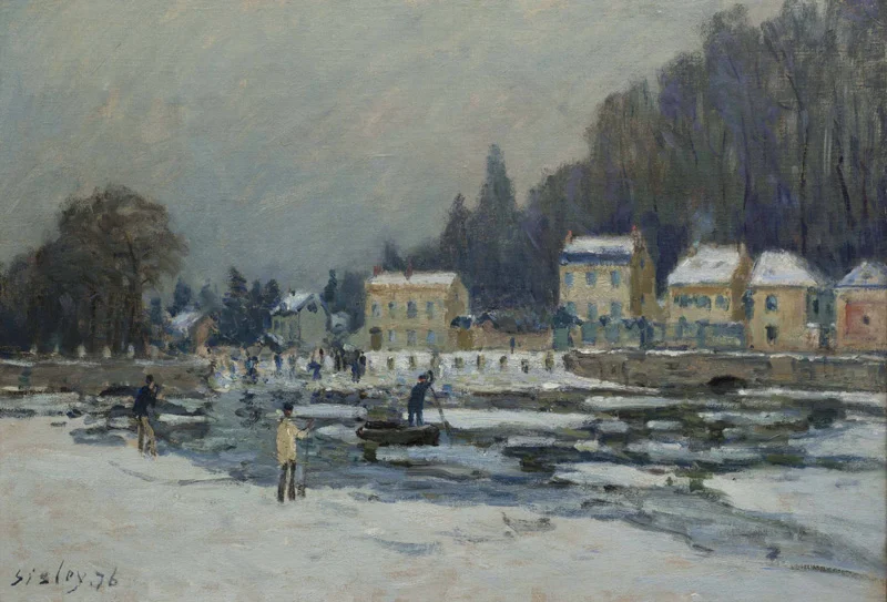 La débacle de la Seine à Port-Marly - Alfred Sisley (1876)