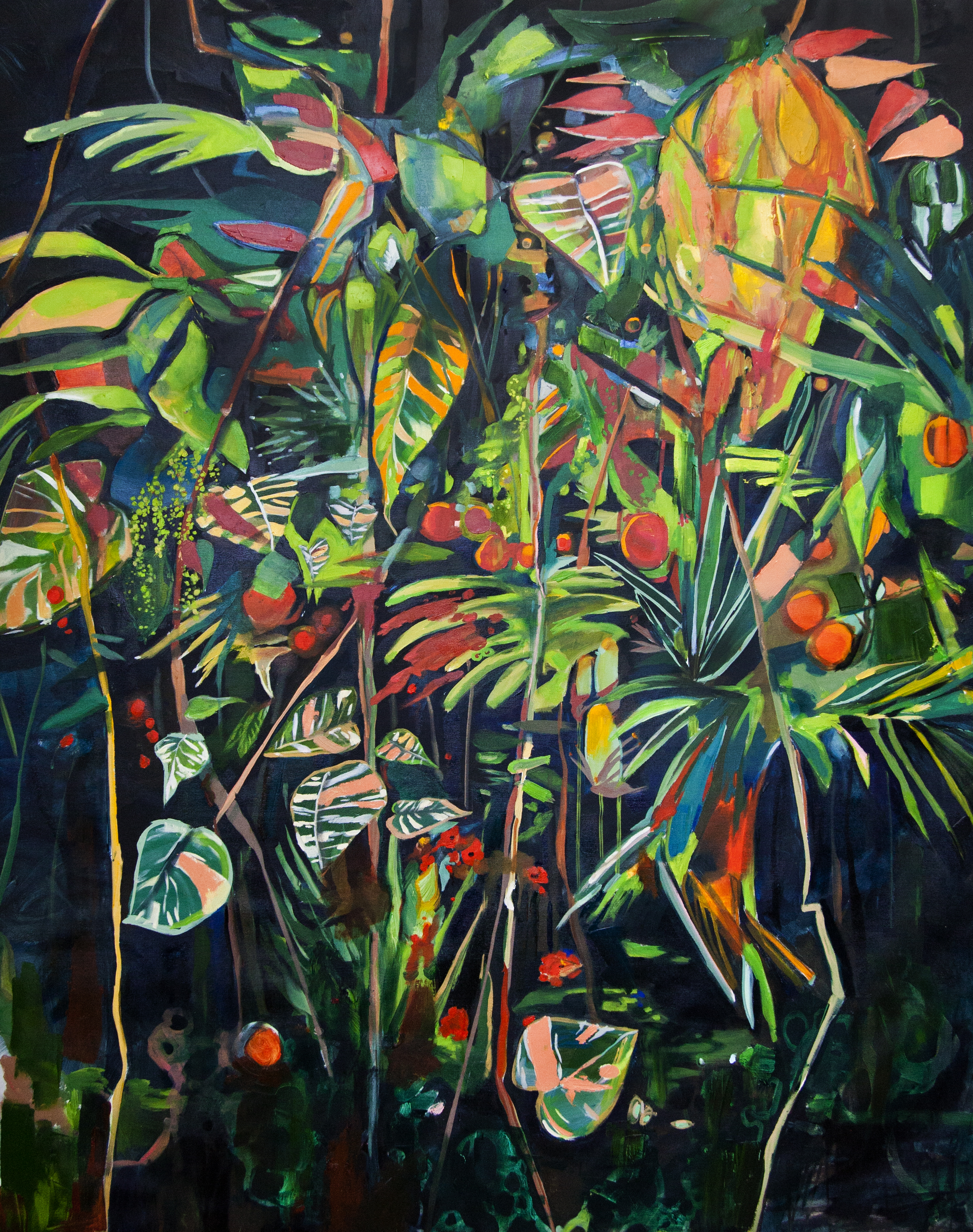  Selva  oil on canvas 69 x 58 in 