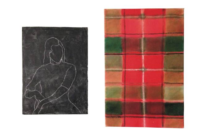 "YEARNINGS" OPENS MAY 22 AT EVANSTON'S CELTIC KNOT Neither Susan Romanelli, of Evanston, nor Ginny Voedisch, an artist of The Art House who resides in Skokie, is of Scottish descent, yet each artist finds inspiration in Scotland’s terrain, history and legacy. Paired together, their paintings, though stylistically different, create a potent sense of longing for a place cloaked in myth, romance and an essential, primeval wildness. Titled Yearnings, the exhibition opens on May 22 with a reception from 7:30 to 9:00 p.m. in the Snug at the Celtic Knot, 626 Church Street, in downtown Evanston. Prior to becoming friends, the women had explored Scottish themes in their artwork. Delighted to learn of their shared interest, the women decided to see what their paintings looked like side by side. They were surprised by the way in which the paintings resonated with one another despite the difference in their approach to the content. Working in acrylic paint, Romanelli creates landscapes that are simplified to their most essential, peopled by figures whose identities are veiled. Abstract and formal, Voedisch’s tartans look deeply at the mesmerizing play of color and line found in these iconic, woven designs. The exhibition runs through June 19.