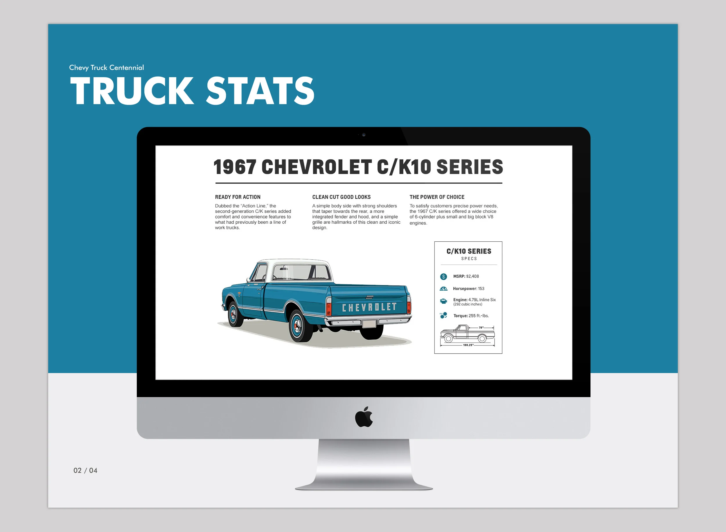Chevy Truck Centennial site — Paul Biundo Design